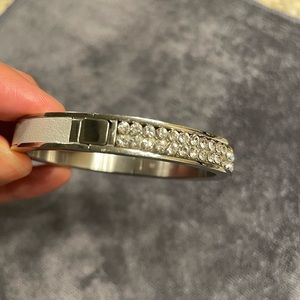 Swarovski Intervalle Silver Bangle